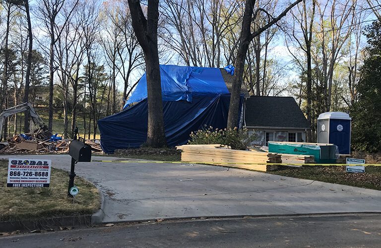 Emergency Roof Tarping